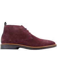 House Of Cavani - Suede Lace Up Chukka Boots - Lyst