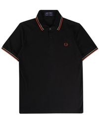 Fred Perry - And Twin Tipped Polo Shirt Cotton - Lyst