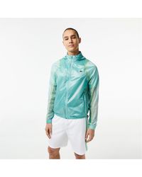 Lacoste - Water-Resistant Rain Anorak - Lyst