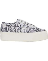Superga - Ladies 2790 Snake Print Trainers Avorio/ - Lyst