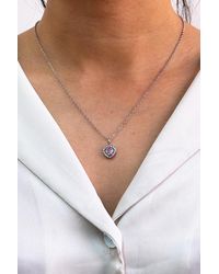 SVNX - Crystal Heart Pendant Necklace - Lyst