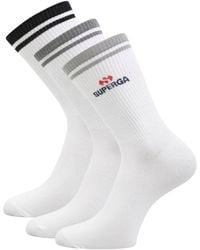 Superga - Adult Ribbed Knitted Socks (Pack Of 3) - Lyst