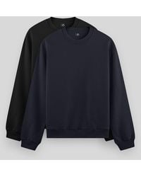 TOMMY LIFE - Plain Crew Neck Sweatshirt - Lyst