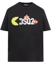 DSquared² - Pac Dsq2 Logo T-Shirt Cotton - Lyst