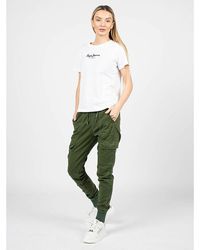 Pepe Jeans - T-shirt Camila Vrouw Wit - Lyst