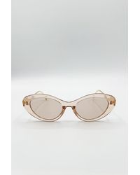 SVNX - Cat Eye Metal Side Detail Sunglasses - Lyst