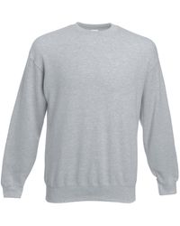 Fruit Of The Loom - Premium 70/30 Set-In Sweatshirt (Heather) - Lyst