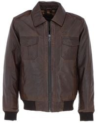 Ashwood Leather - 'Giovanni' Exquisite Real Bomber Jacket - Lyst
