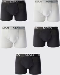 BoohooMAN - 5 Pack Mixed Colour Trunks - Lyst