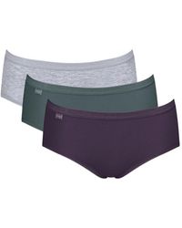 Sloggi - Basic+ Midi 3 Pack Briefs - Lyst
