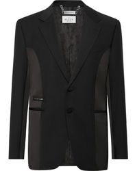 Philipp Plein - Satin/wool Blazer Lord Fit Bicolor - Lyst