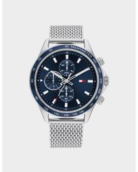 Tommy Hilfiger - Accessoires Miles Chronograaf Mesh Armband Horloge - Lyst