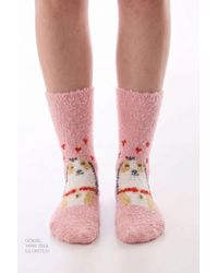 Penti - Cuteness Dog Pattern Crew Socks - Lyst