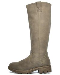 Divaz - Luxe Quinn Vegan Knee High Boots - Lyst