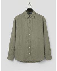 Giesto - Oversized Cotton Linen-Blend Shirt - Lyst