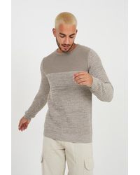 Brave Soul - Crew Neck Chunky Knit Jumper - Lyst