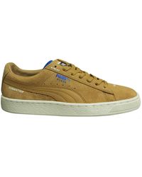 PUMA - Suede X Ader Error Taffy Leather Low Lace Up S Trainers 367195 02 Brown - Lyst