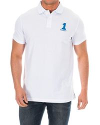 Hackett - Short Sleeve Polo With Lapel Collar Hm561791 - Lyst