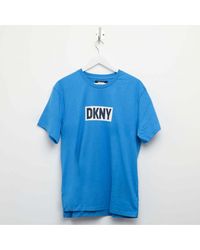 DKNY - Iceman Lounge T Shirt In Blauw - Lyst
