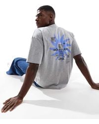 ASOS - Oversized T-Shirt With Celestial Graphic - Lyst