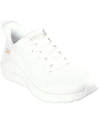 Skechers - Bobs Squad Waves Still Wading 117483-Wht Lace Up Shoes - Lyst
