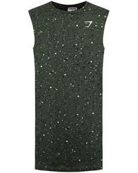 GYMSHARK - Micro Print Drop Tank Top - Lyst