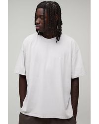 BoohooMAN - Oversized Sport Embroidered Washed T-Shirt - Lyst