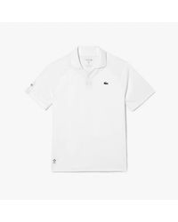 Lacoste - Tennis X Daniil Slim-fit Poloshirt In Wit - Lyst