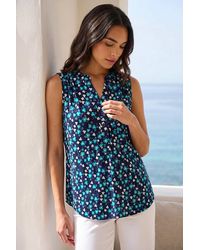 Roman - Floral Puff Print Vest Top - Lyst
