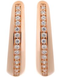 Orphelia - 925 Sterling Hoop Earrings - Lyst