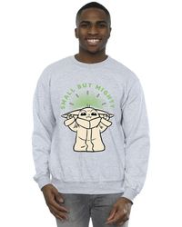 Star Wars - The Mandalorian Small But Mighty Grogu Sweatshirt (Sports) - Lyst