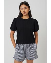 Brave Soul - Textured Jersey Short Sleeve T-Shirt - Lyst