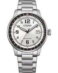 Citizen - Urban Military Herren Silberuhr Nj0190-51A - Lyst