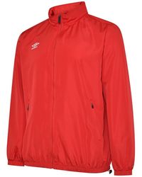 Umbro - Club Essential Light Waterproof Jacket (Vermillion) - Lyst