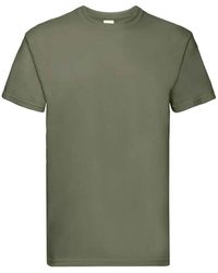 Fruit Of The Loom - Adult Super Premium Heather T-Shirt (Classic) - Lyst