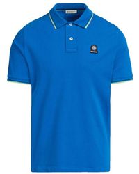 Sandbanks - Badge Logo Tipped Sleeve Polo Shirt Nautical - Lyst
