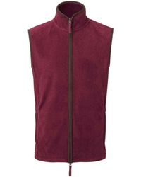 PREMIER - Artisan Fleece Gilet - Lyst