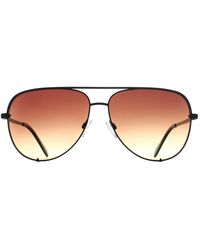 Quay - Aviator Gradient High Key Extra Large Metal - Lyst