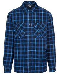 Trespass - Rapeseed Check Shirt (Dark) Cotton - Lyst