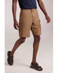 Mountain Warehouse - 'Lakeside' Twill Cotton Cargo Shorts With Multiple Pockets - Lyst