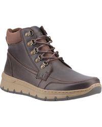 Hush Puppies - Nixon Leather Ankle Boots - Lyst