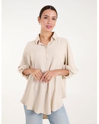 Blue Vanilla - Front Button Shirt - Lyst