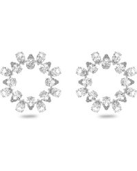 Swarovski - Millenia Large Circle Earrings - Lyst