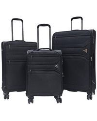 Infinity Leather - Lightweight 8 Wheel Travel Luggage Suitcases Nylon - Lyst