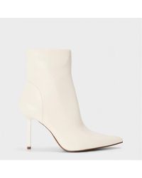 Steve Madden - Stiletto Heel Ankle Boots With Almond Toe - Lyst