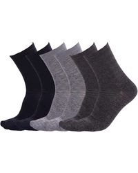 Pro Socks - 6 Pairs Cotton Mid-Calf S25609 - Lyst