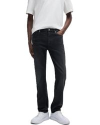 HUGO - Mid Rise Slim Fit Five Pocket Jeans - Lyst