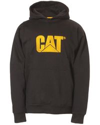 Caterpillar - Trademark Cotton Hooded Sweatshirt - Lyst