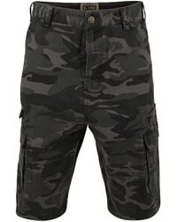 KAM Jeanswear - Kam Camo Cargo Shorts - Lyst