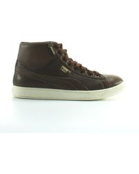 PUMA - Classic Mid Gtx Leather Lace Up Trainers 357044 01 - Lyst